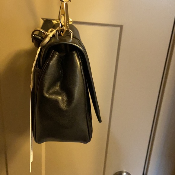 New Dkny flap gansevoort quilted lamb Napa bag - Picture 7 of 11